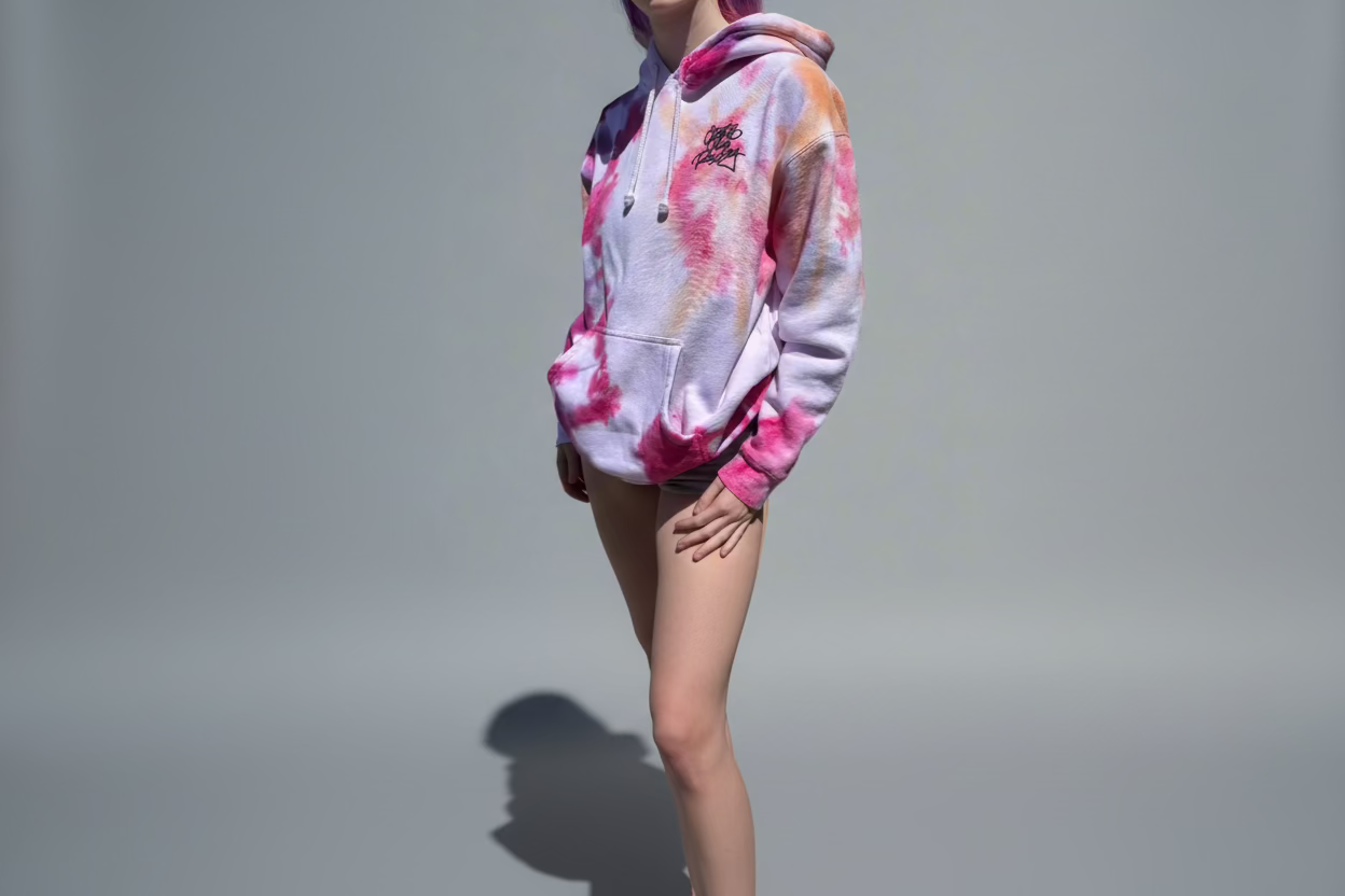Custom Tie-Dye CCR Hand-Style Hoodie